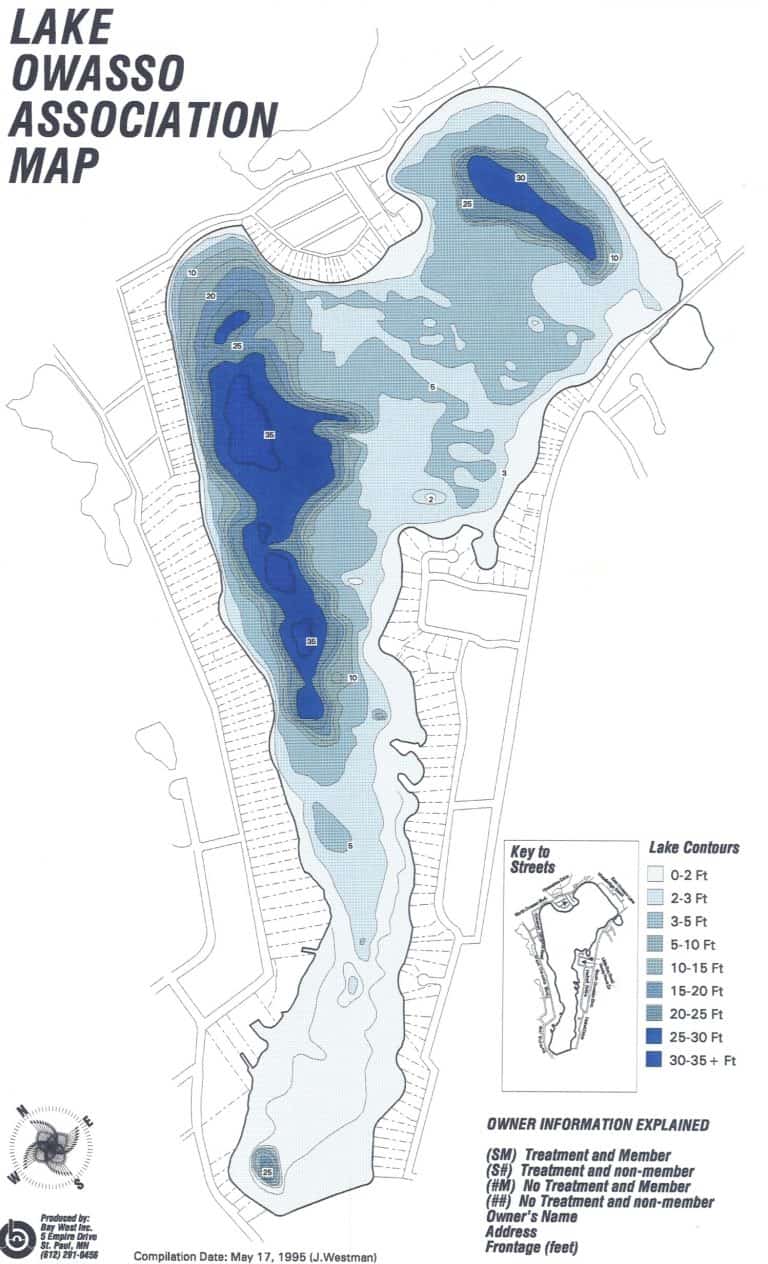 Lesser Lake Depth Chart